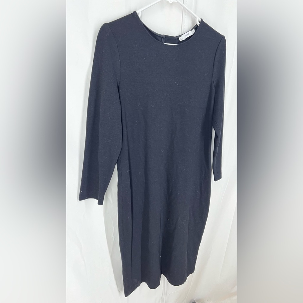 VINCE. Black Sheath Dress L - Picture 4 of 12